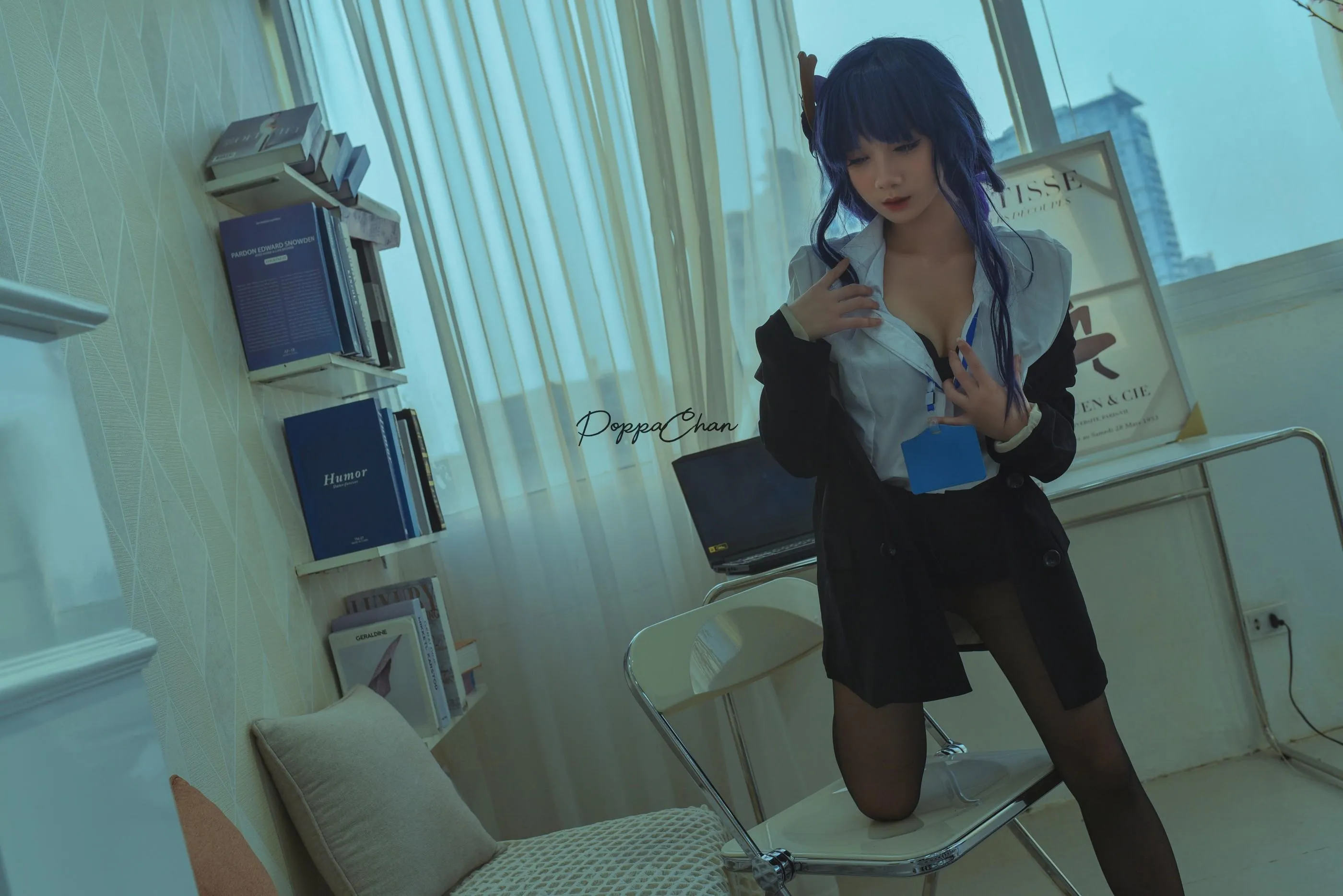 PoppaChan – NO.021 Raiden Shogun Officer [25P]插图7